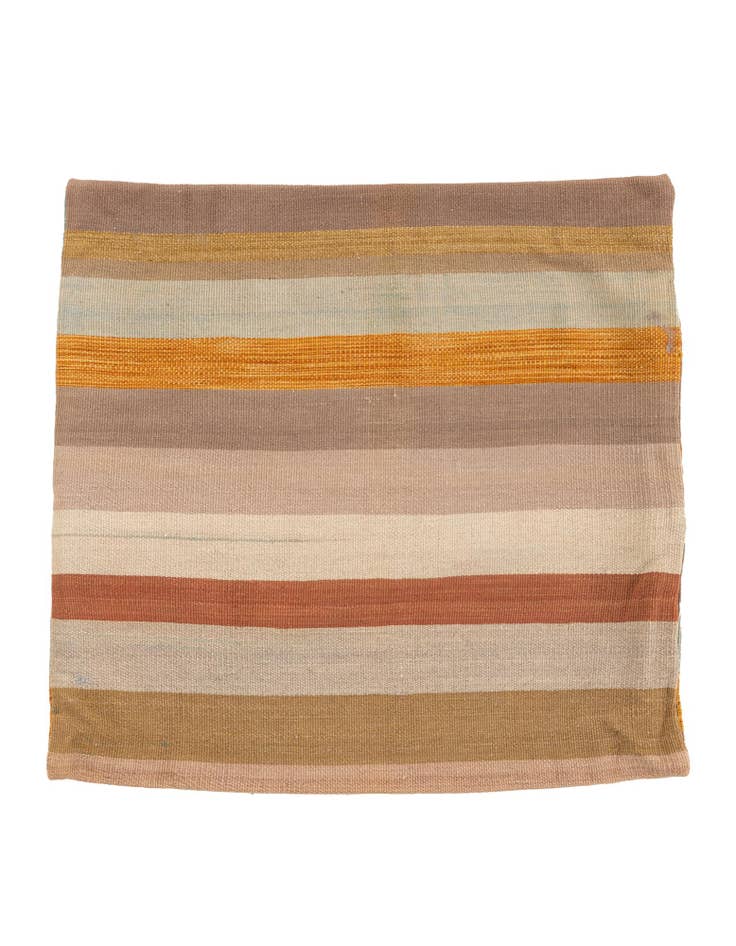 Detail image of 2' 5 x 2' 6 Hand Woven Pillow Wool Square Rug