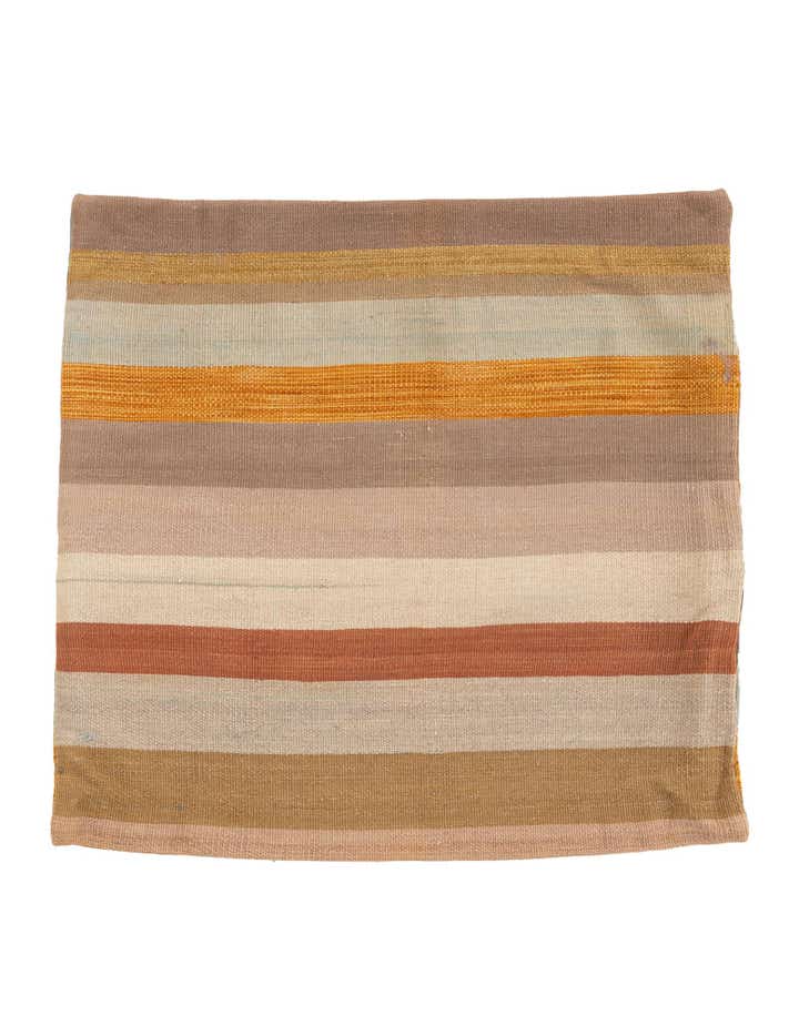 2' 5 x 2' 6 Hand Woven Pillow Wool Square Rug