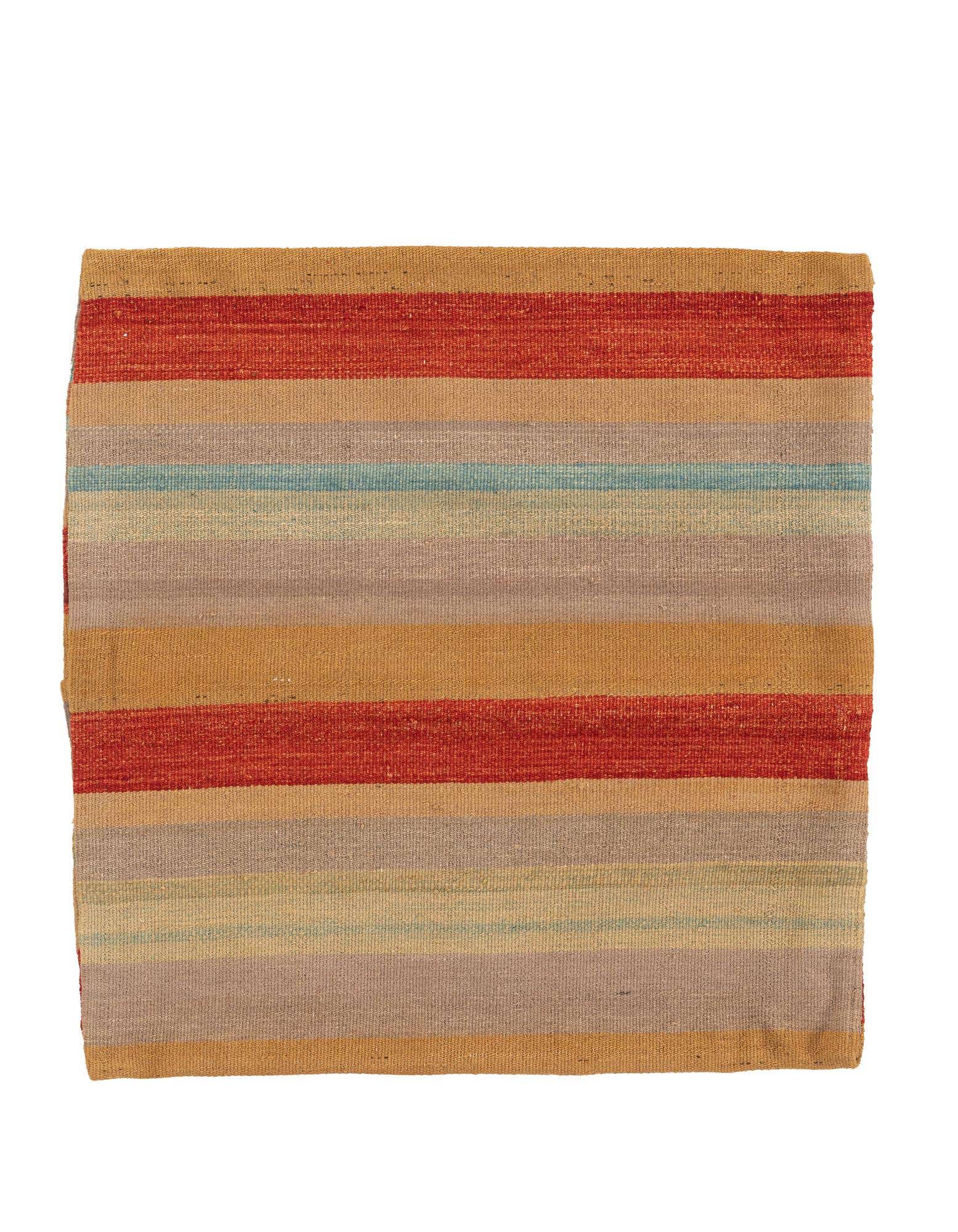 2' 4 x 2' 5 Hand Woven Pillow Wool Square Rug