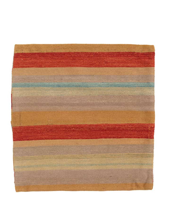 2' 4 x 2' 5 Hand Woven Pillow Wool Square Rug