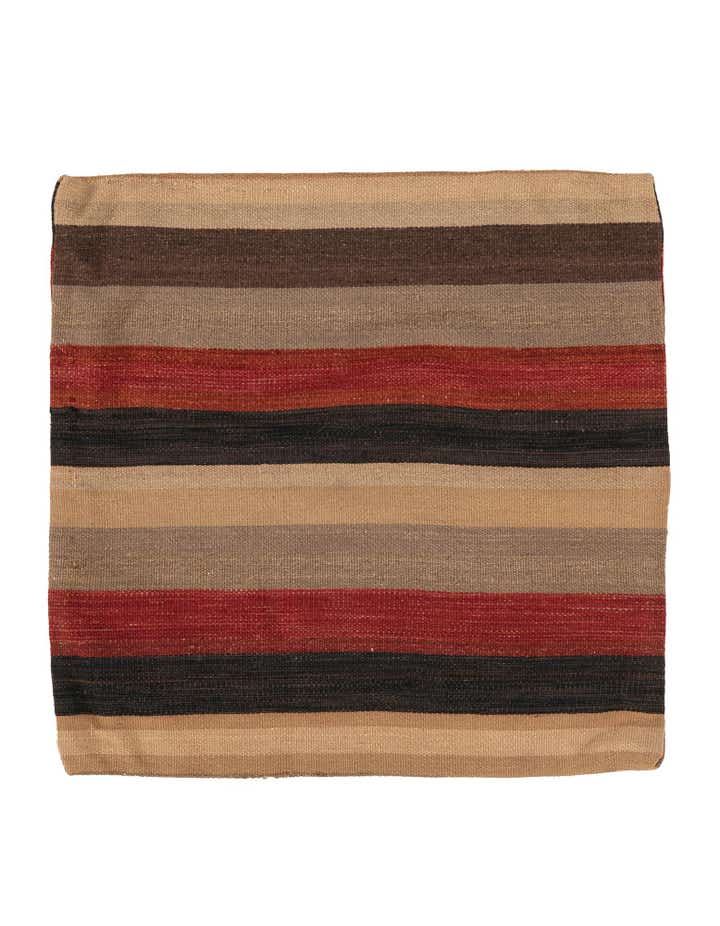 2' 5 x 2' 5 Hand Woven Pillow Wool Square Rug