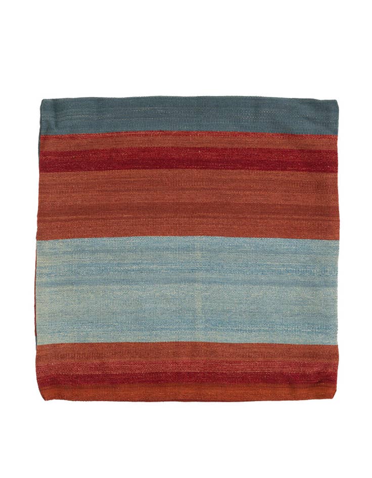 Detail image of 2' 4 x 2' 5 Hand Woven Pillow Wool Square Rug