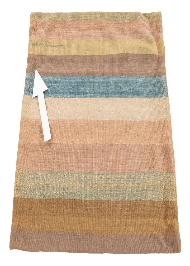 2' 5 x 2' 6 Hand Woven Pillow Wool Square Rug