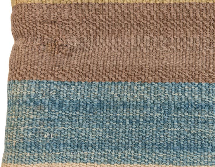 Detail image of 2' 5 x 2' 6 Hand Woven Pillow Wool Square Rug