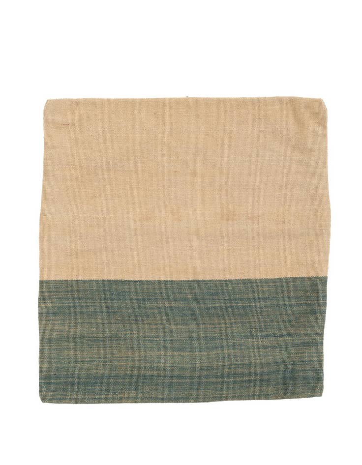 Detail image of 2' 4 x 2' 5 Hand Woven Pillow Wool Square Rug