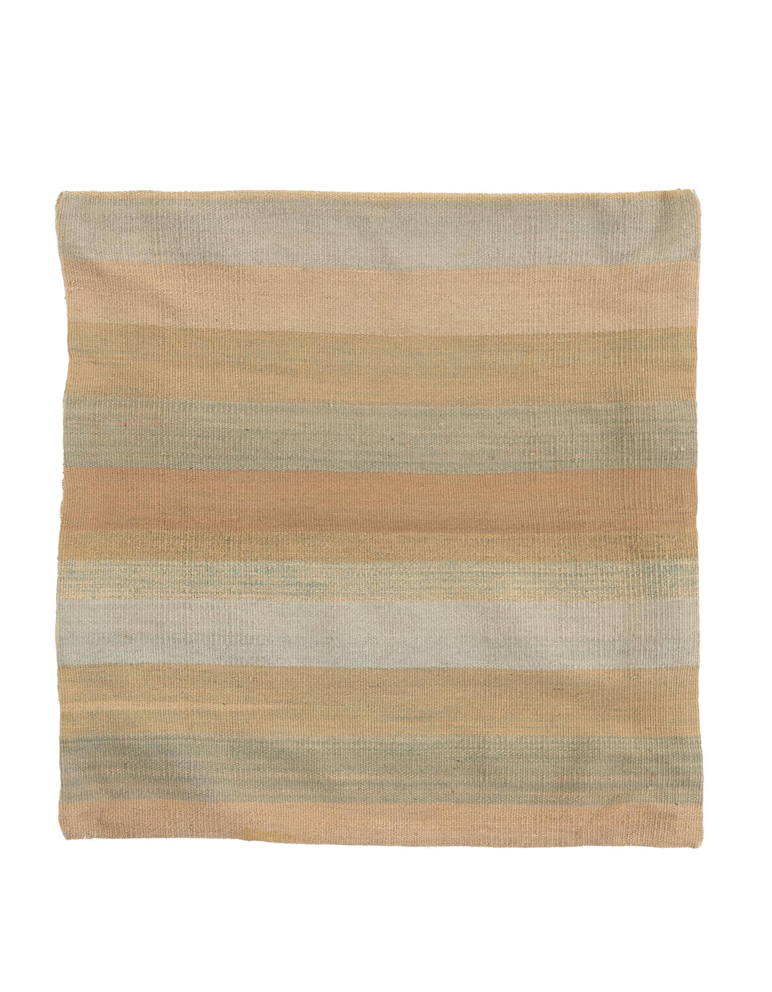 2' 5 x 2' 5 Hand Woven Pillow Wool Square Rug