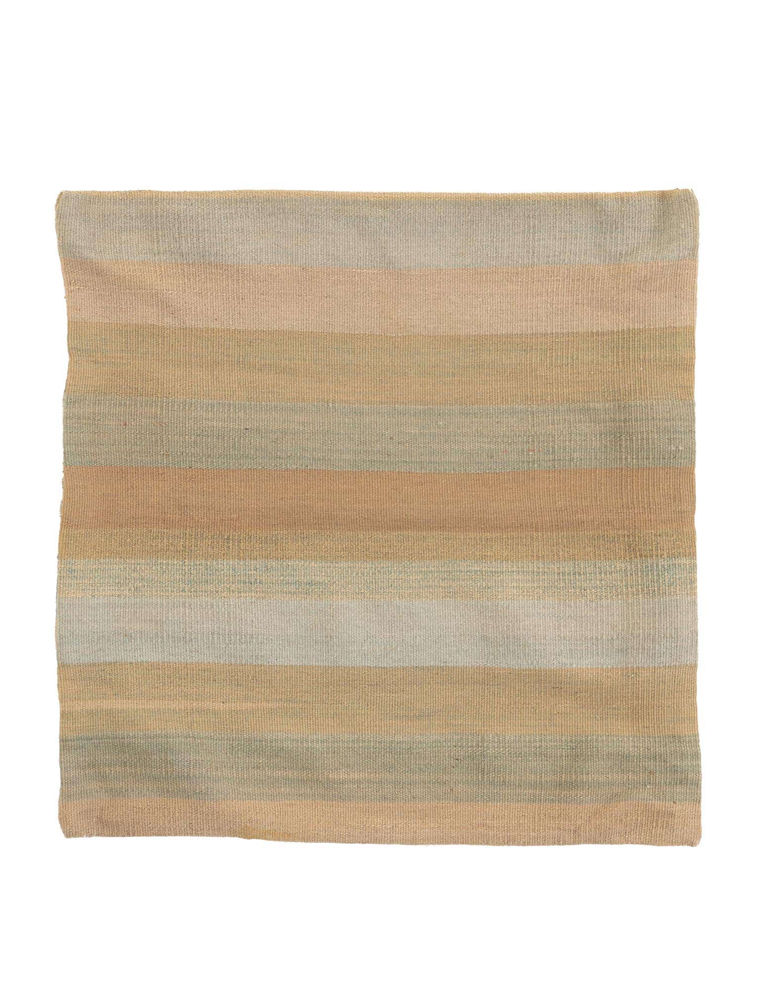 2' 5 x 2' 5 Hand Woven Pillow Wool Square Rug