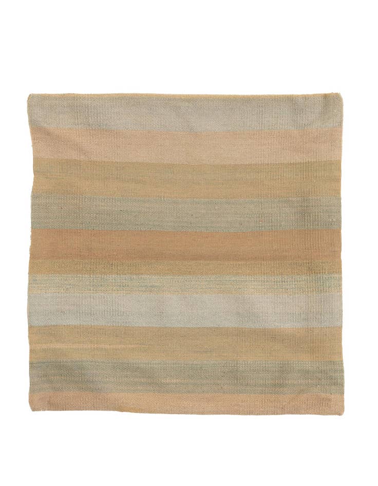 Detail image of 2' 5 x 2' 5 Hand Woven Pillow Wool Square Rug