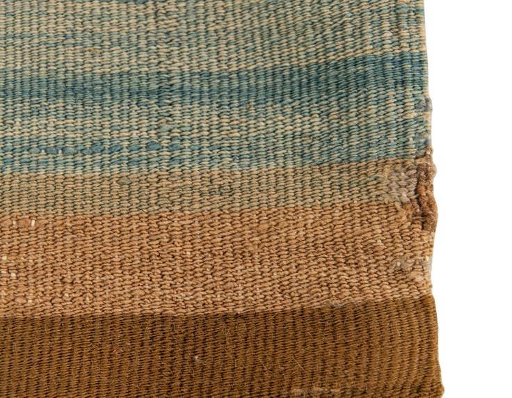 Detail image of 2' 3 x 2' 4 Hand Woven Pillow Wool Square Rug