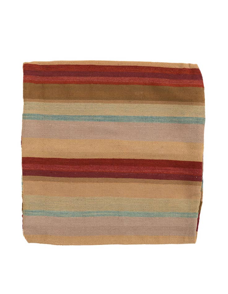 Detail image of 2' 3 x 2' 4 Hand Woven Pillow Wool Square Rug