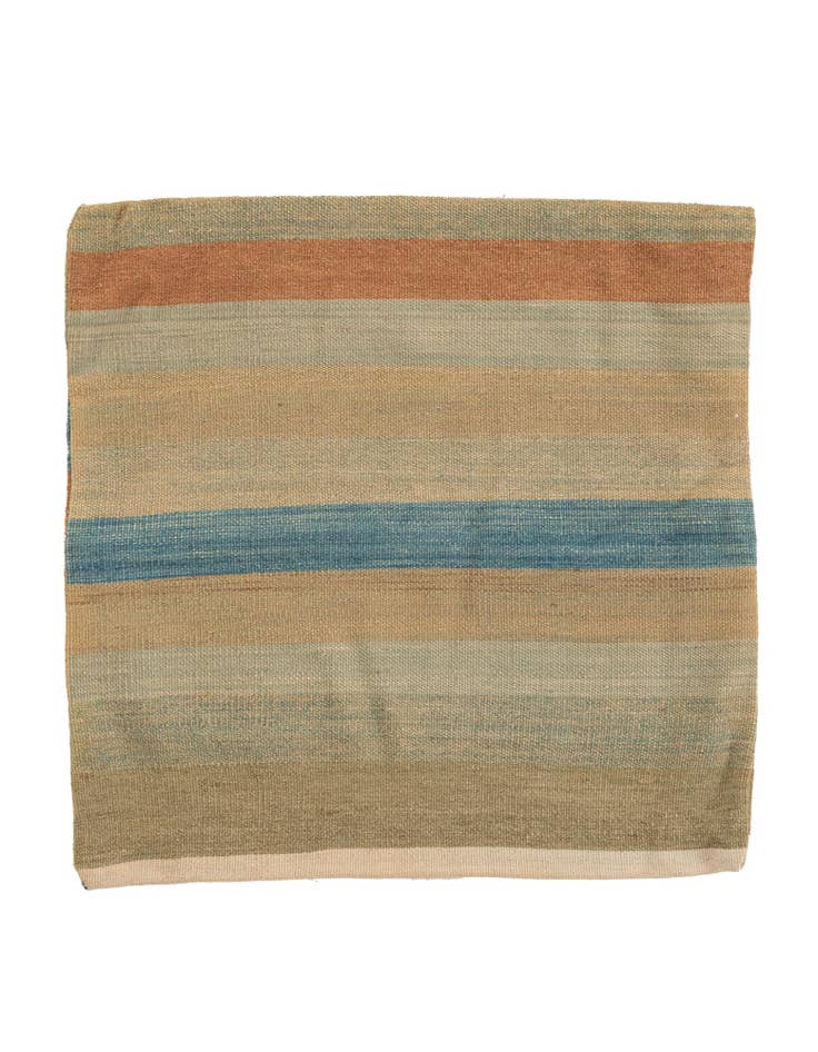 Detail image of 2' 5 x 2' 5 Hand Woven Pillow Wool Square Rug