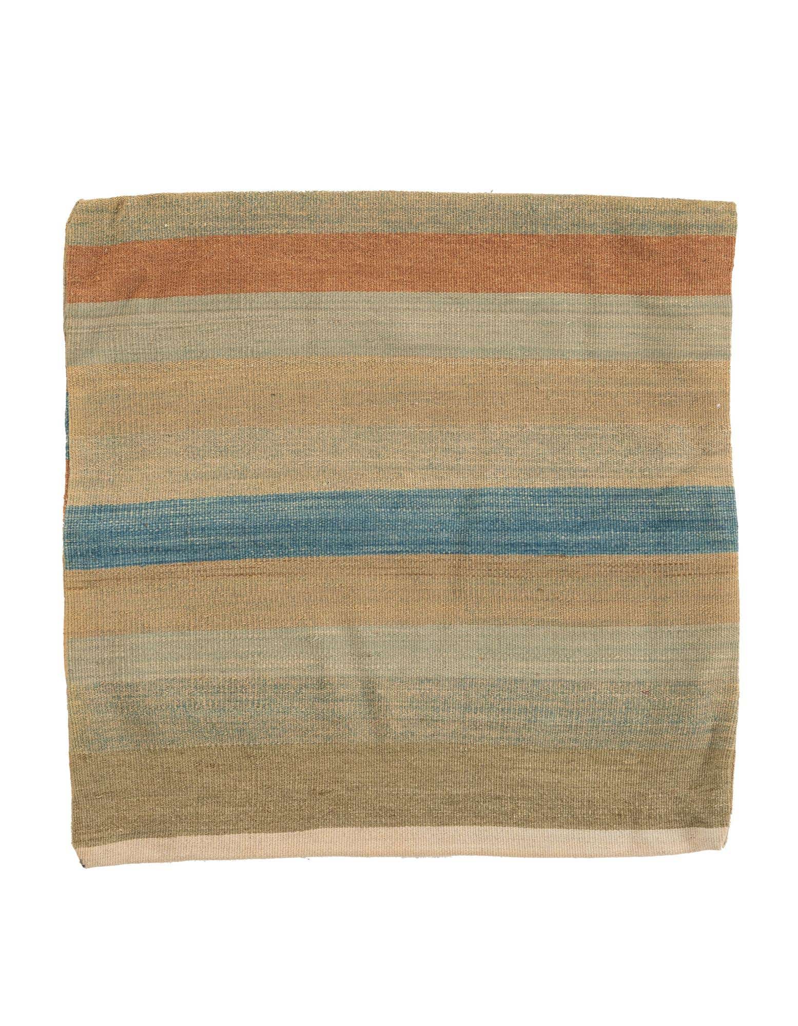 2' 5 x 2' 5 Hand Woven Pillow Wool Square Rug