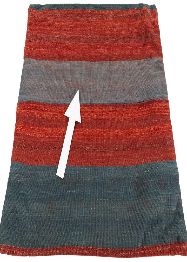 2' 5 x 2' 5 Hand Woven Pillow Wool Square Rug