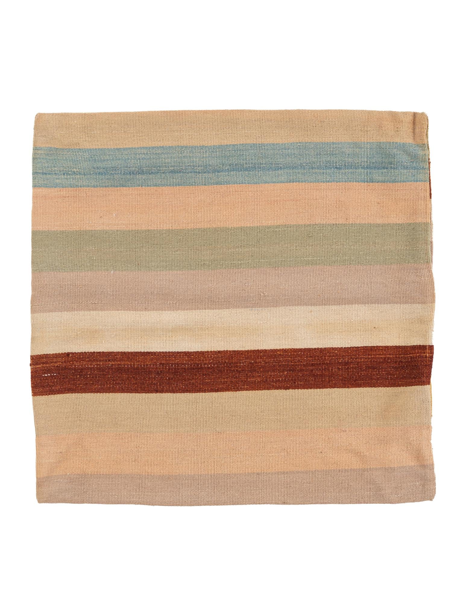 2' 5 x 2' 5 Hand Woven Pillow Wool Square Rug