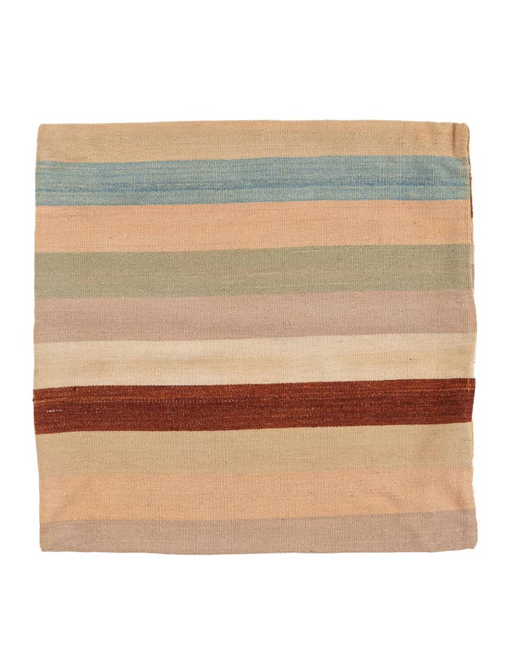 Detail image of 2' 5 x 2' 5 Hand Woven Pillow Wool Square Rug