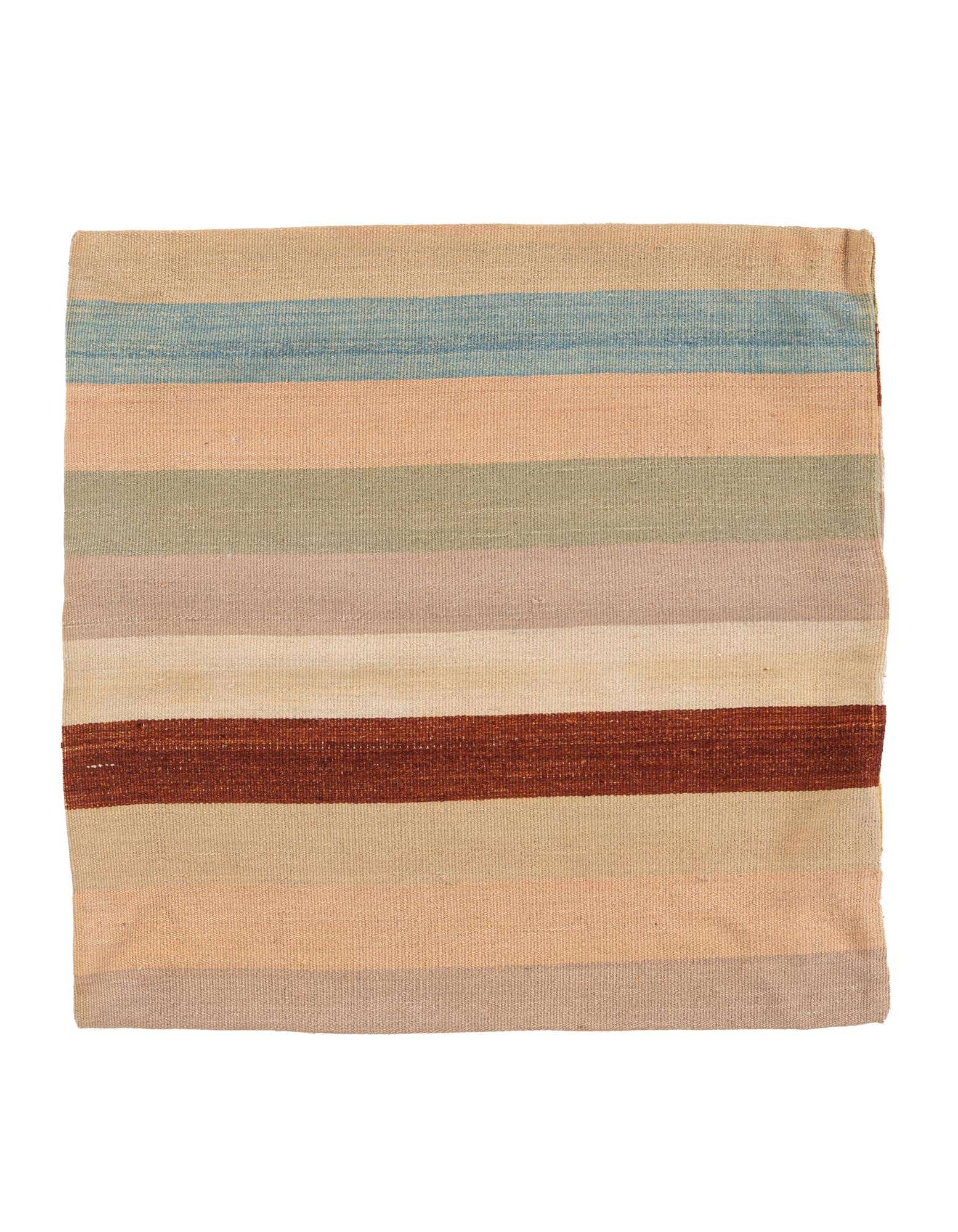 2' 5 x 2' 5 Hand Woven Pillow Wool Square Rug