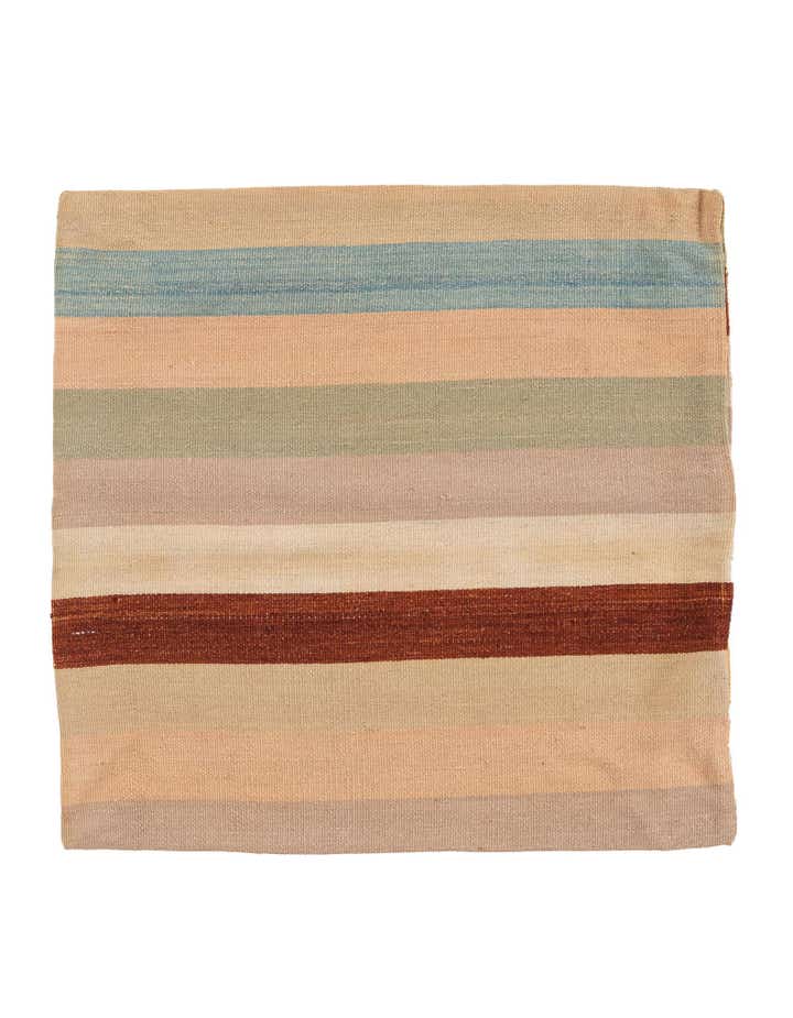 2' 5 x 2' 5 Hand Woven Pillow Wool Square Rug