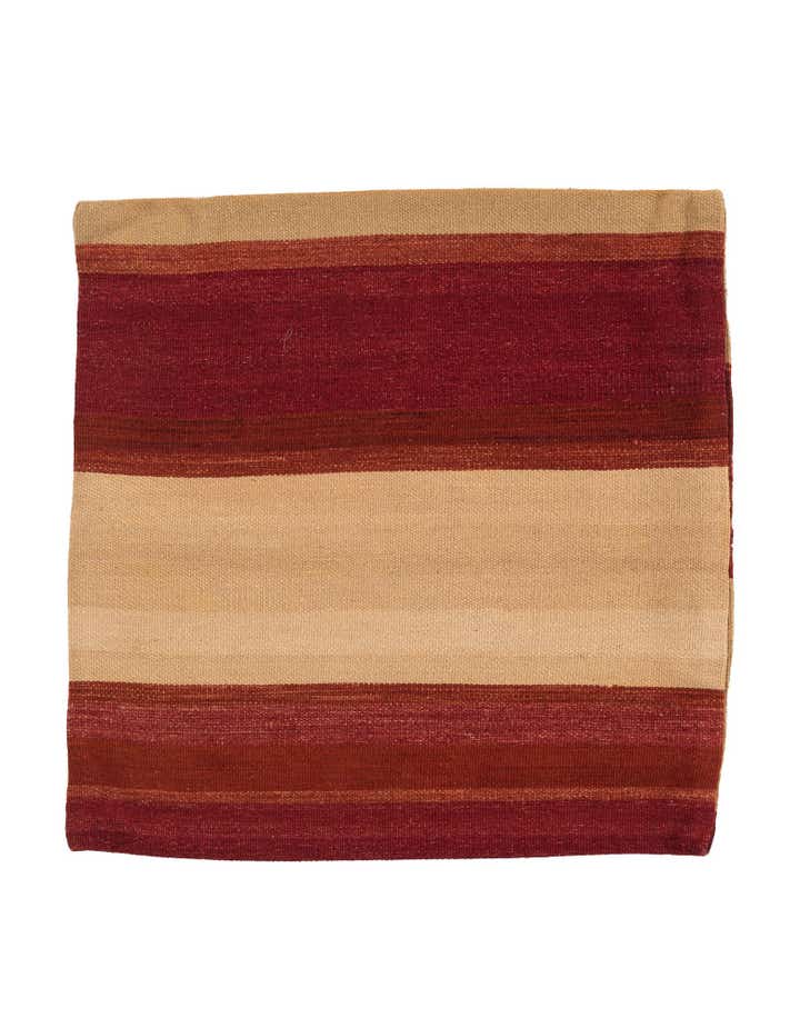 2' 4 x 2' 6 Hand Woven Pillow Wool Square Rug