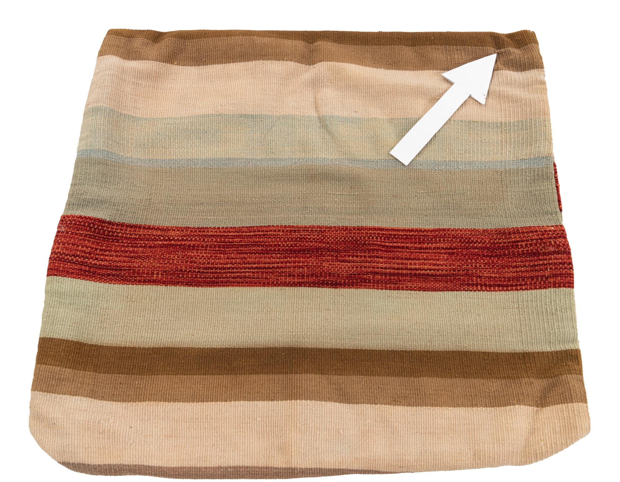 2' 3 x 2' 4 Hand Woven Pillow Wool Square Rug