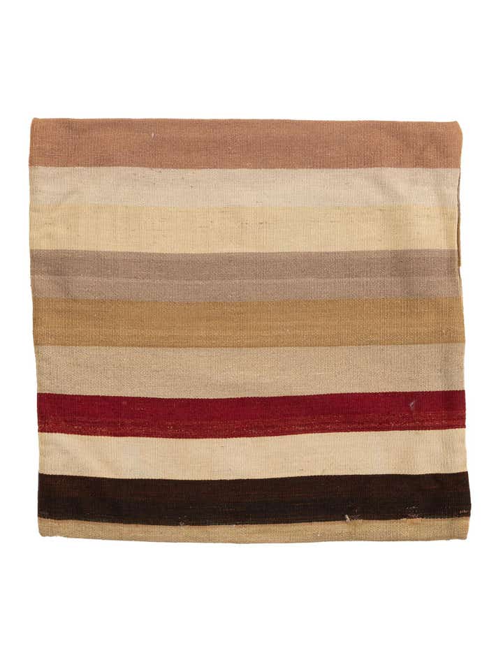 2' 5 x 2' 5 Hand Woven Pillow Wool Square Rug