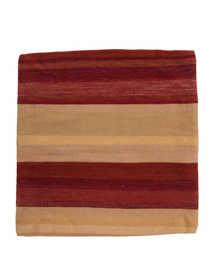 Detail image of 2' 5 x 2' 6 Hand Woven Pillow Wool Square Rug