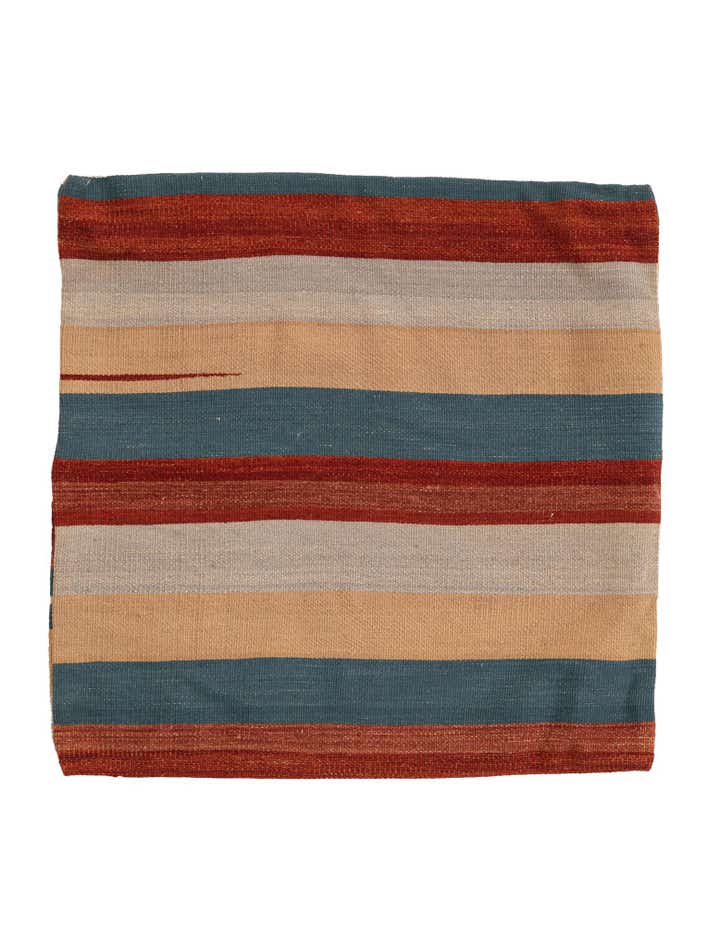 2' 5 x 2' 5 Hand Woven Pillow Wool Square Rug