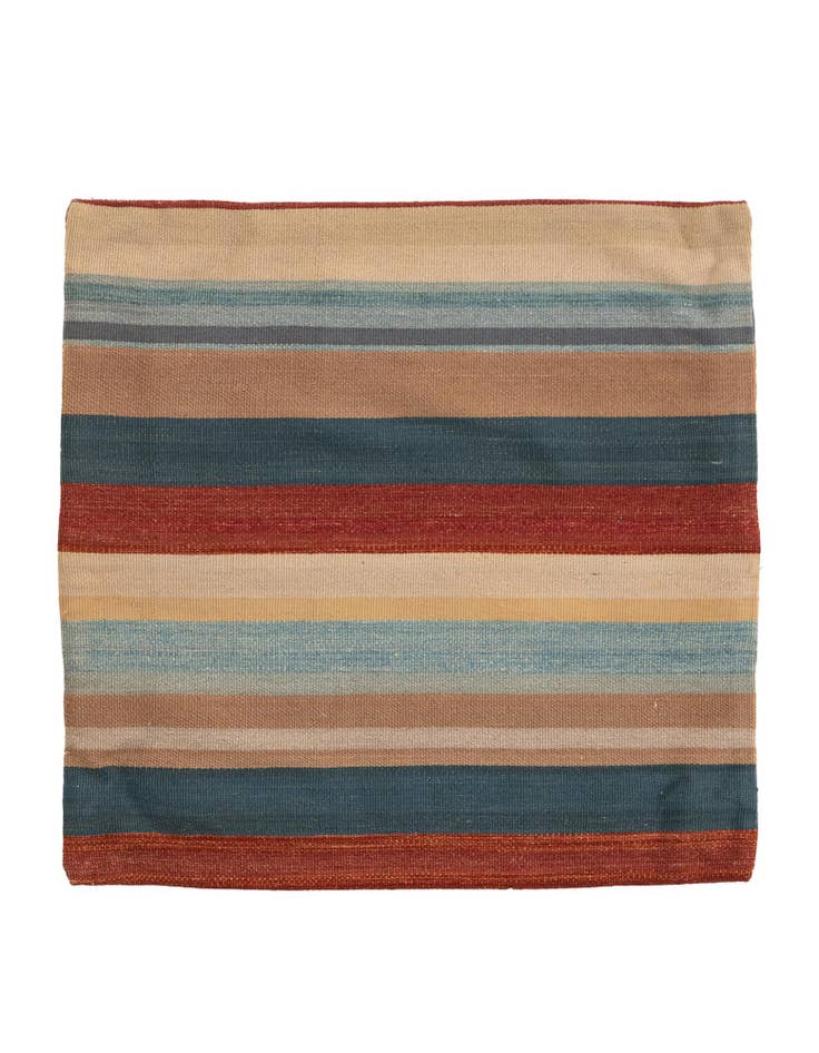 Detail image of 2' 5 x 2' 5 Hand Woven Pillow Wool Square Rug
