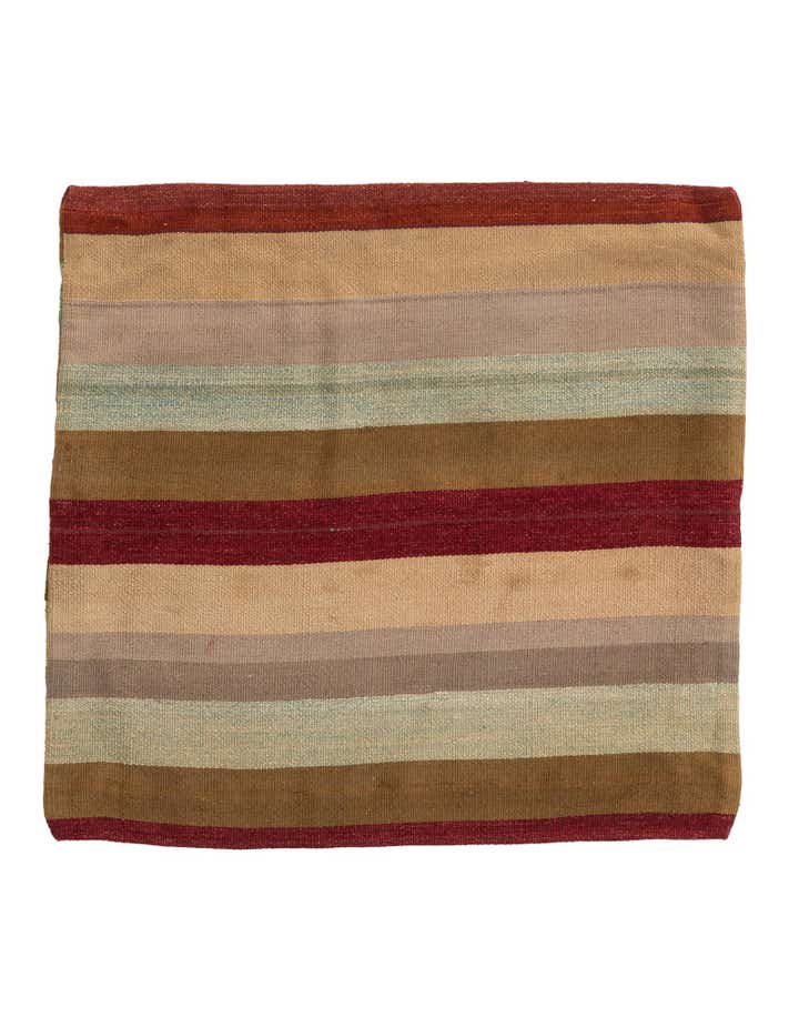 2' 5 x 2' 6 Hand Woven Pillow Wool Square Rug