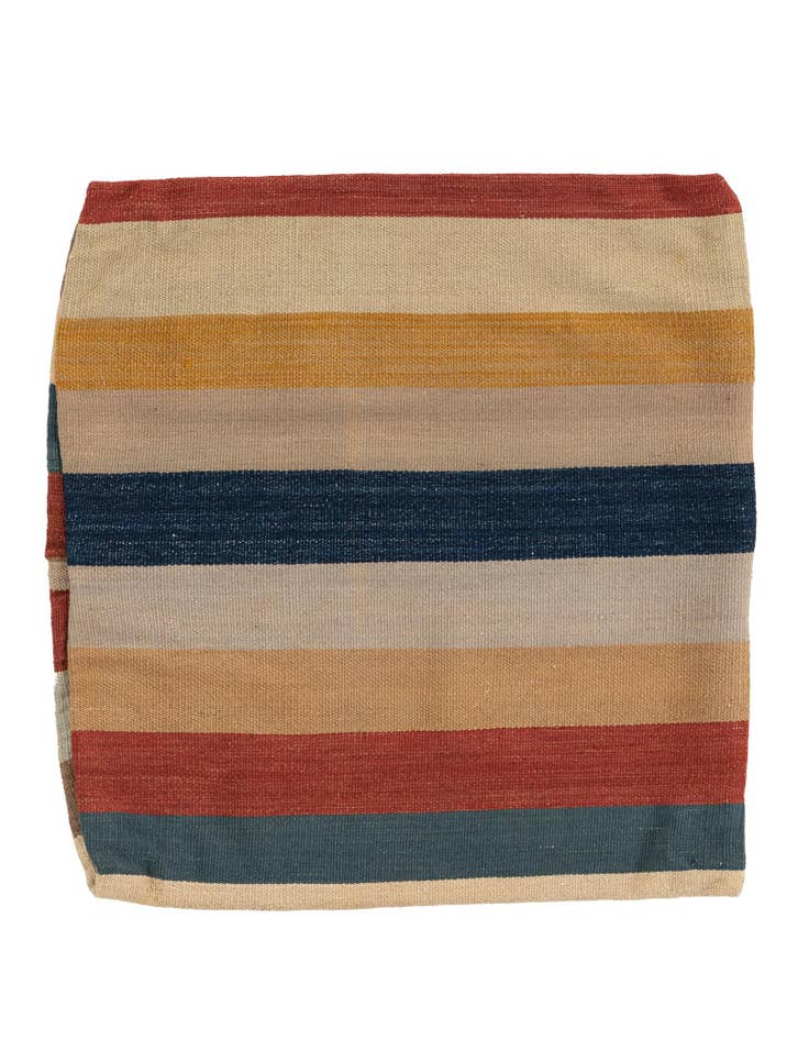 Detail image of 2' 3 x 2' 4 Hand Woven Pillow Wool Square Rug