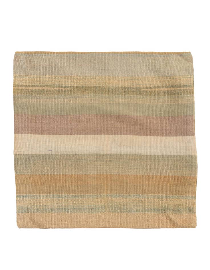 Detail image of 2' 4 x 2' 5 Hand Woven Pillow Wool Square Rug