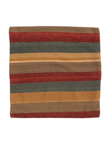 2' 5 x 2' 5 Hand Woven Pillow Wool Square Rug