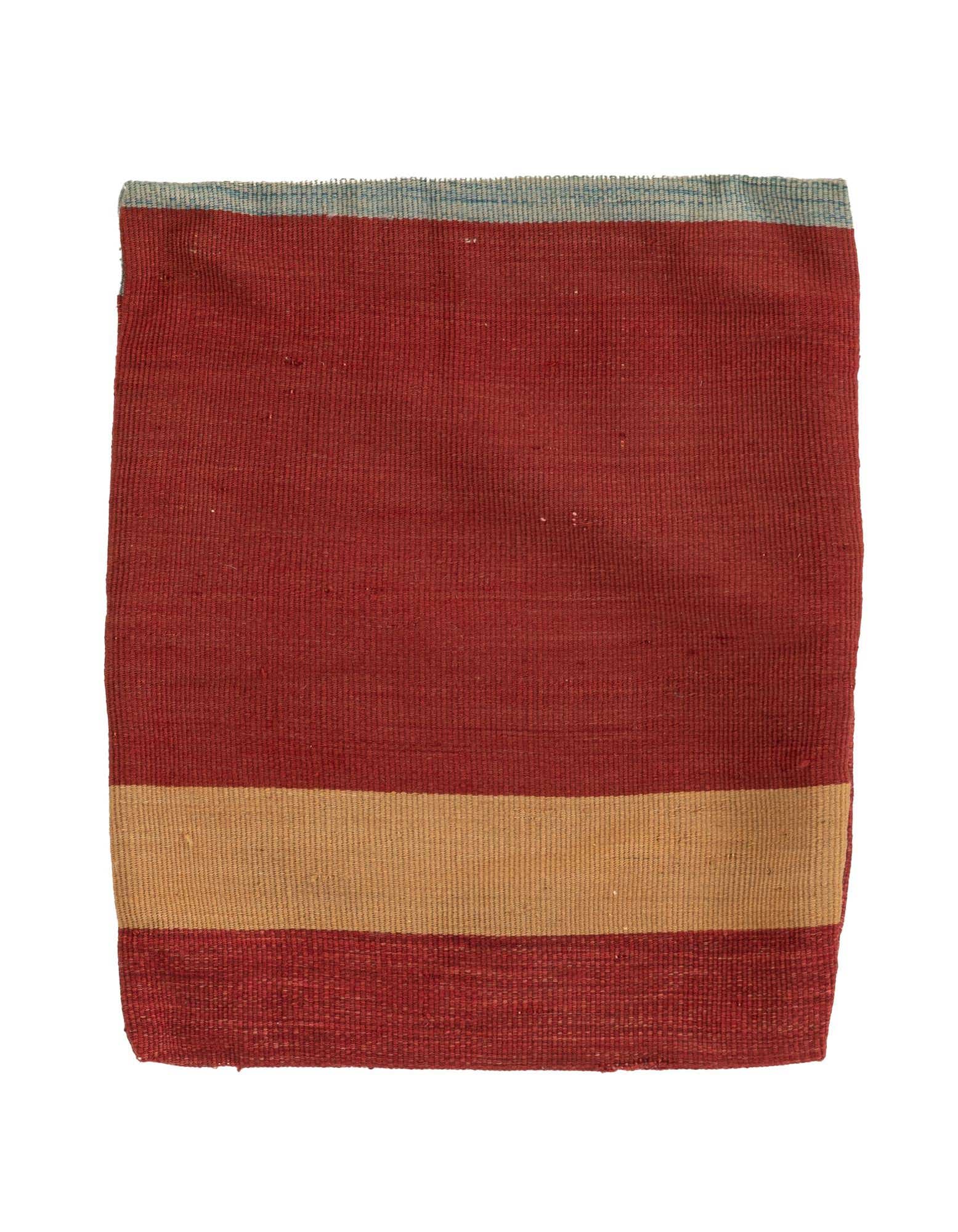 1' 3 x 1' 6 Hand Woven Pillow Wool Square Rug