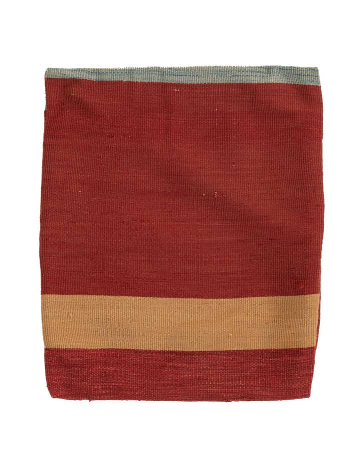 1' 3 x 1' 6 Hand Woven Pillow Wool Square Rug