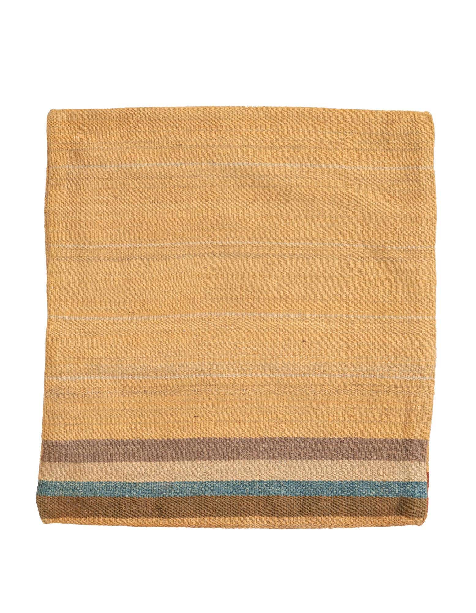 1' 7 x 1' 8 Hand Woven Pillow Wool Square Rug