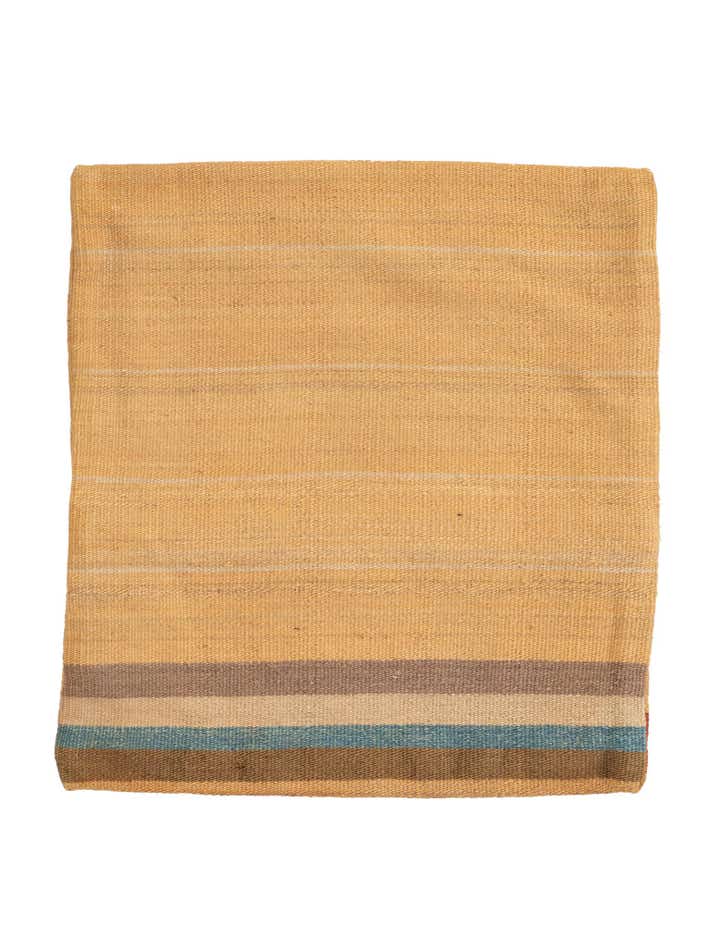 1' 7 x 1' 8 Hand Woven Pillow Wool Square Rug