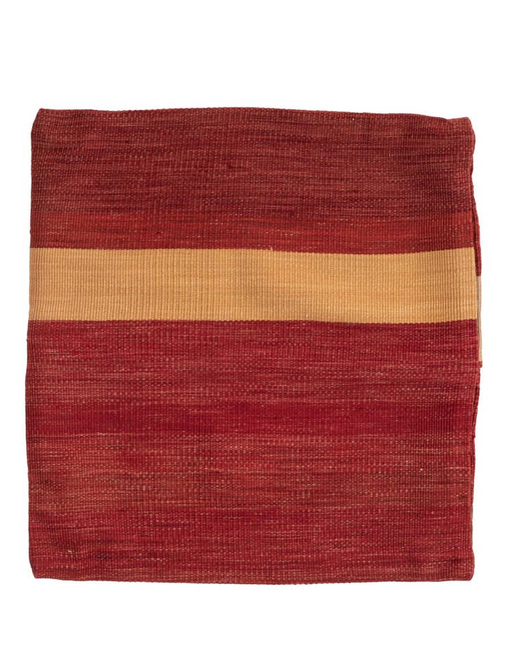 Detail image of 1' 5 x 1' 6 Hand Woven Pillow Wool Square Rug