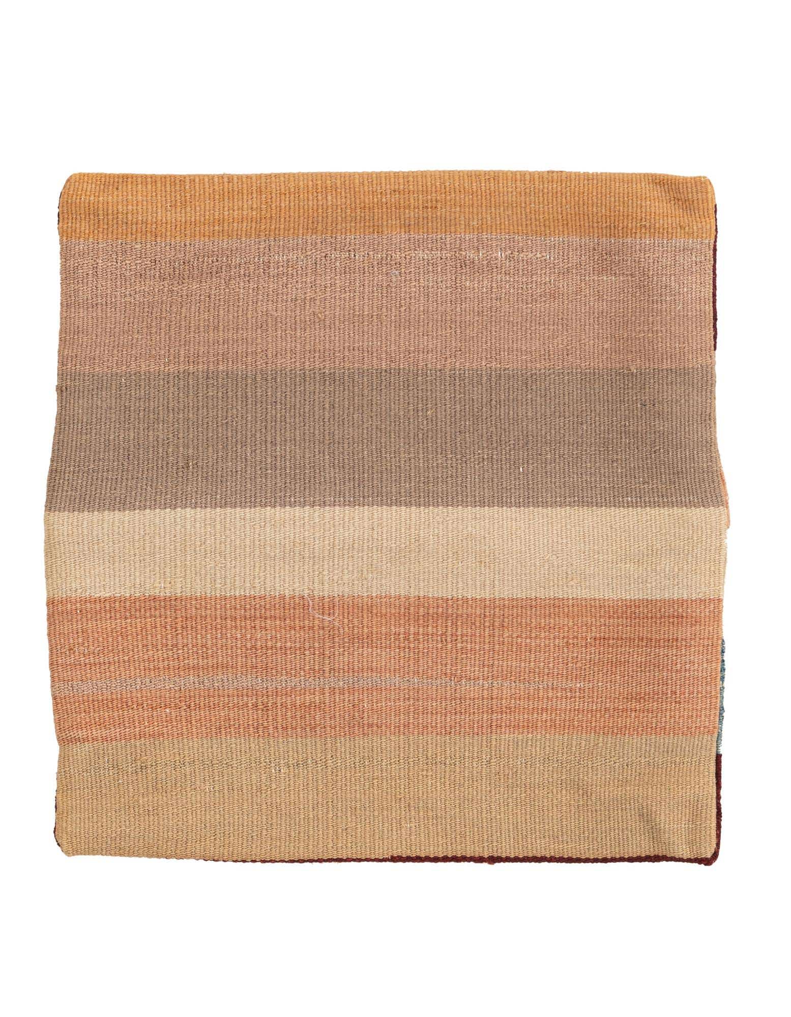 1' 5 x 1' 6 Hand Woven Pillow Wool Square Rug