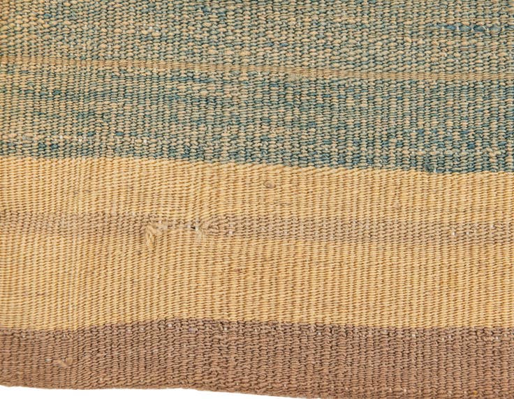 Detail image of 1' 6 x 1' 6 Hand Woven Pillow Wool Square Rug