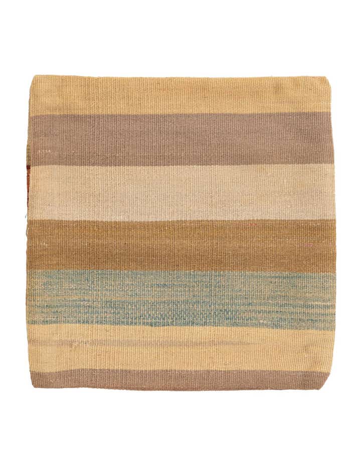 1' 6 x 1' 6 Hand Woven Pillow Wool Square Rug