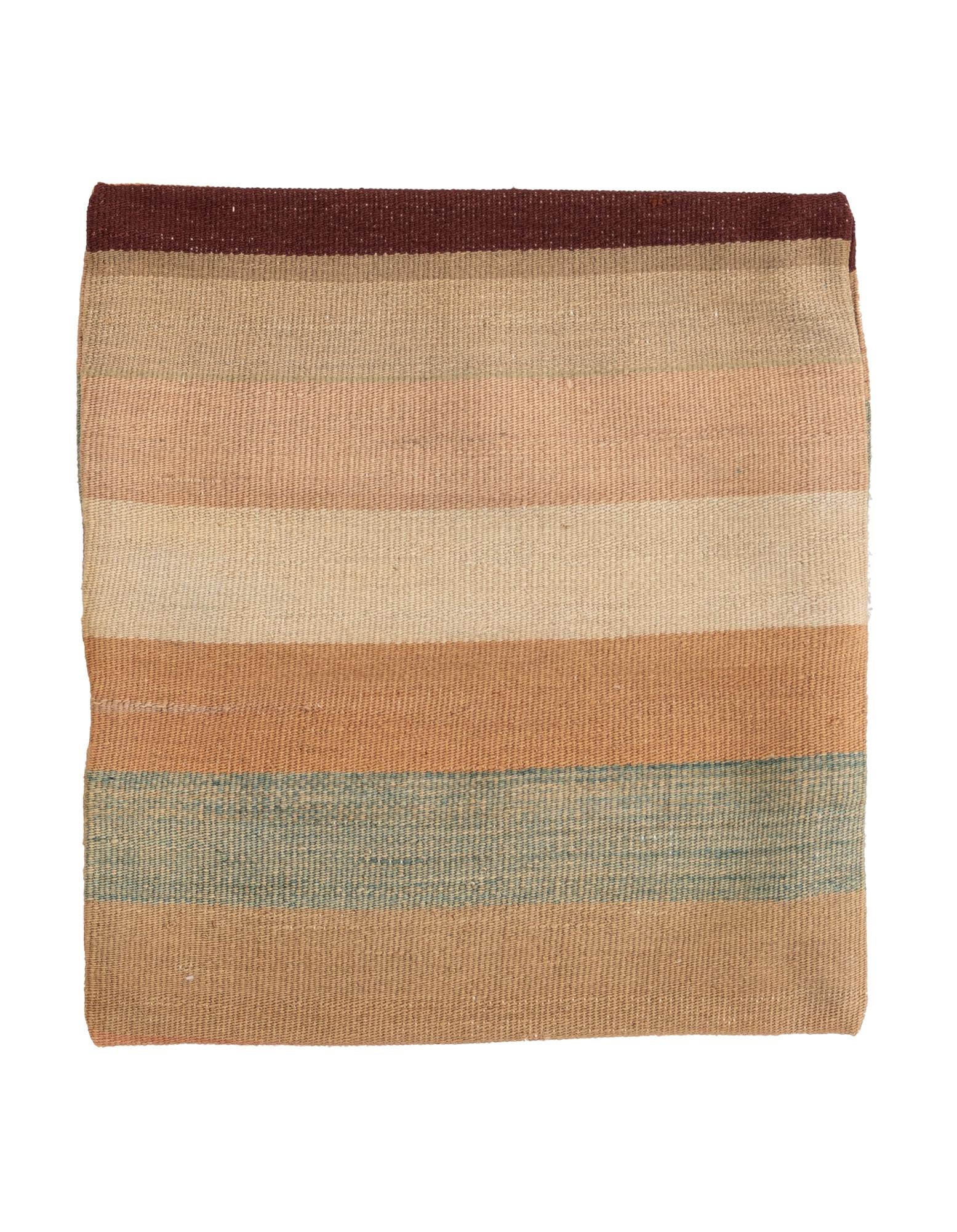 1' 5 x 1' 5 Hand Woven Pillow Wool Square Rug