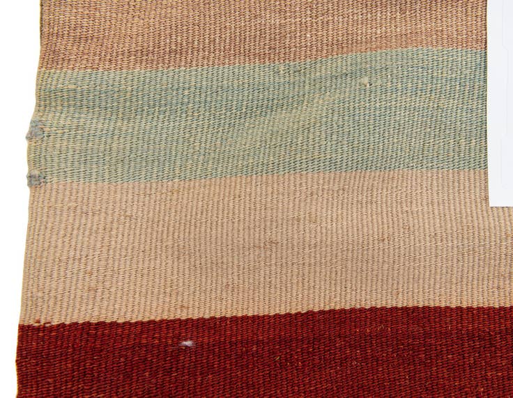 Detail image of 1' 5 x 1' 7 Hand Woven Pillow Wool Square Rug