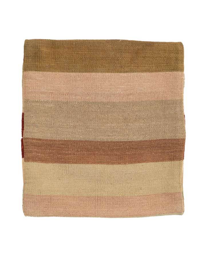 1' 5 x 1' 7 Hand Woven Pillow Wool Square Rug
