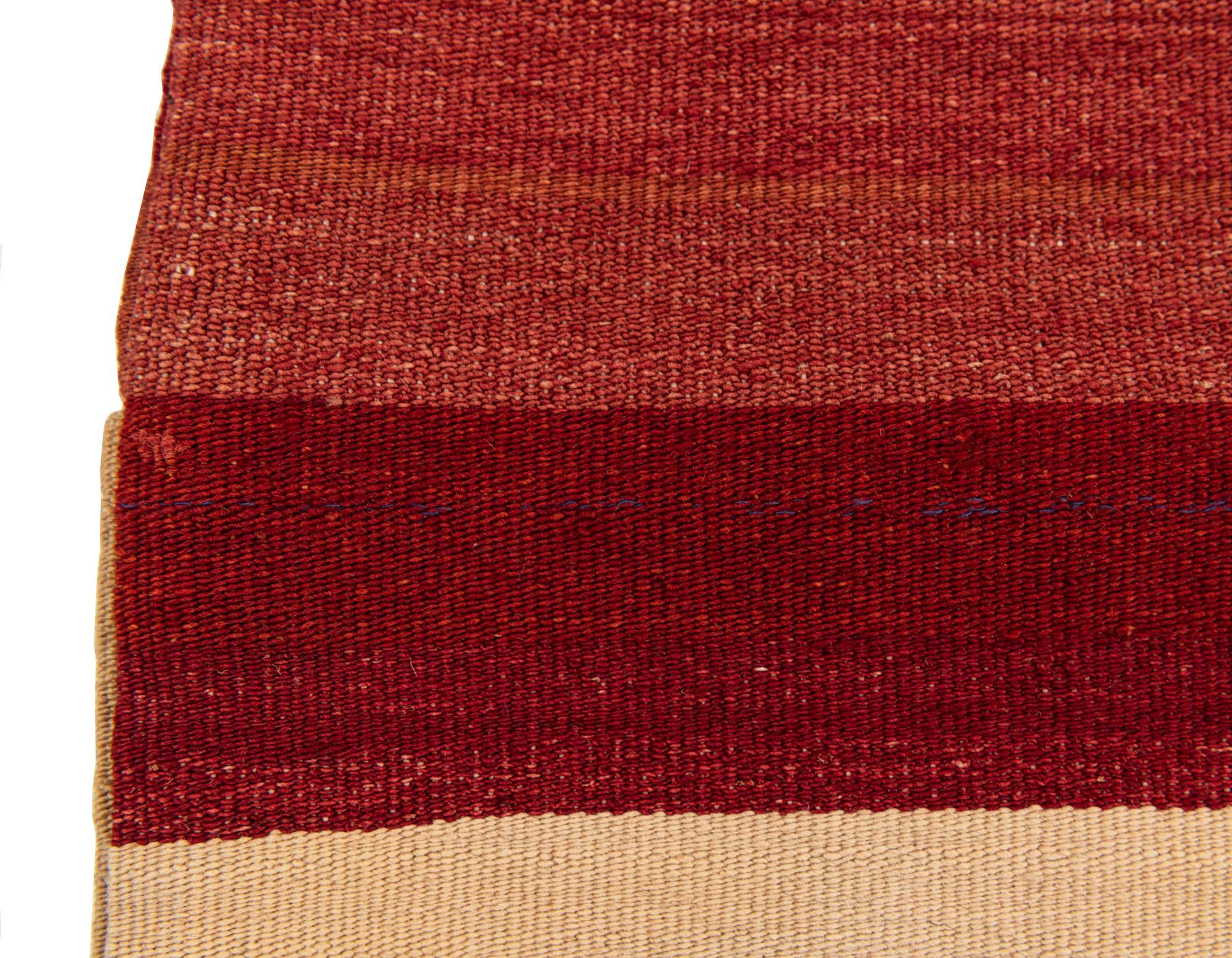 2' 5 x 2' 5 Hand Woven Pillow Wool Square Rug