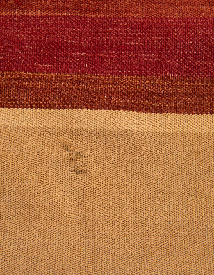 Detail image of 2' 4 x 2' 5 Hand Woven Pillow Wool Square Rug