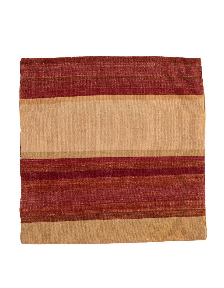 Detail image of 2' 4 x 2' 5 Hand Woven Pillow Wool Square Rug