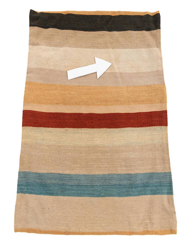 Detail image of 2' 6 x 2' 6 Hand Woven Pillow Wool Square Rug