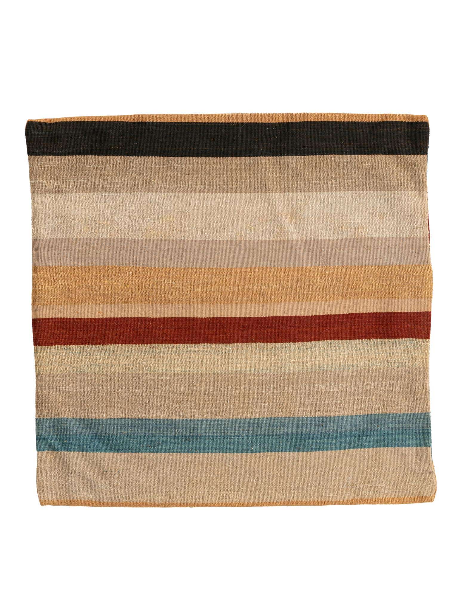 2' 6 x 2' 6 Hand Woven Pillow Wool Square Rug