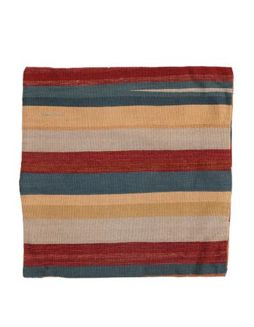 2' 5 x 2' 5 Hand Woven Pillow Wool Square Rug