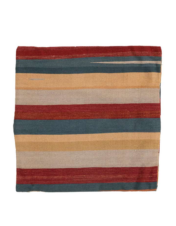 2' 5 x 2' 5 Hand Woven Pillow Wool Square Rug