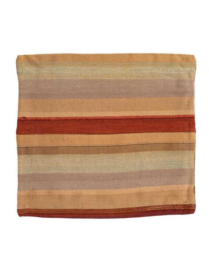 Detail image of 2' 4 x 2' 5 Hand Woven Pillow Wool Square Rug